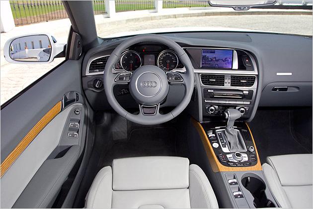 Auch von innen schick: Das neue A5 Cabriolet