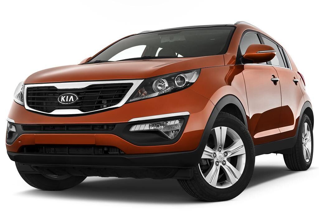Kia Sportage (Baujahr 2011) Vision 5 Türen seitlich vorne mit Felge