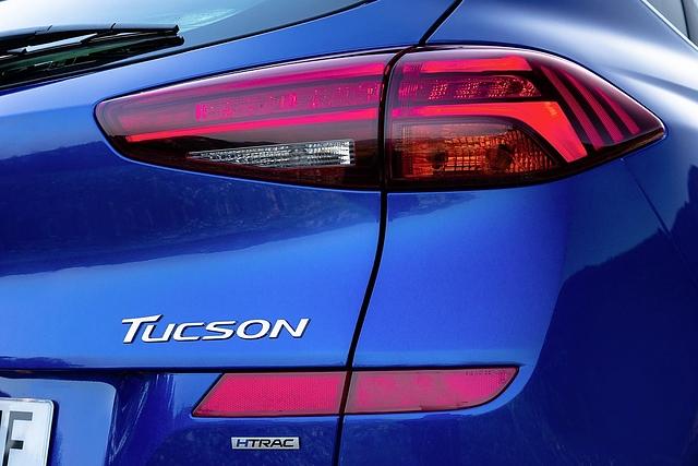 LED-Leuchten am Heck des Hyundai Tucson 2018