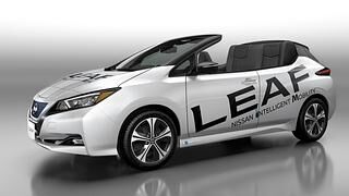 Nissan Leaf als Cabrio  - Stromern im Wind 