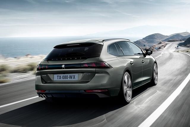 Mit dem Heckdesign des 508 SW hat sich Peugeot viel Mühe gegeben