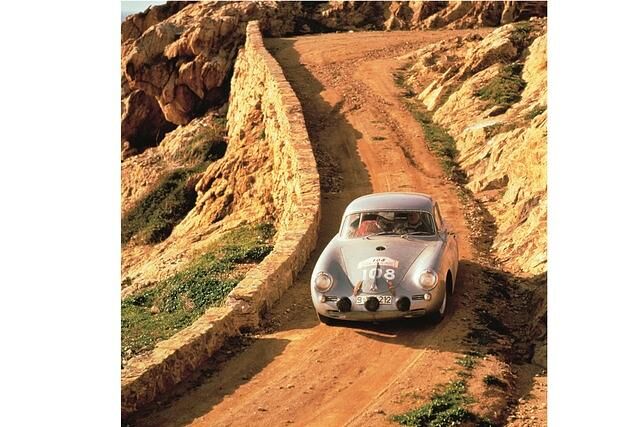 Porsche 356 B 1600 GS Carrera GT gewinnt die Tour de Corse 1960