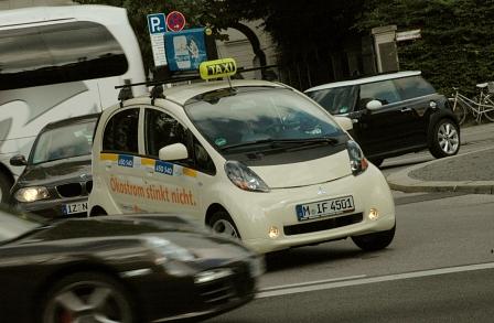 Elektro-Taxi in München