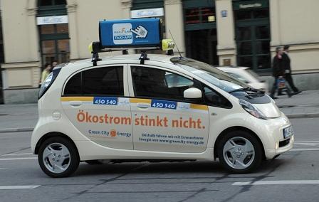 Elektro-Taxi in München