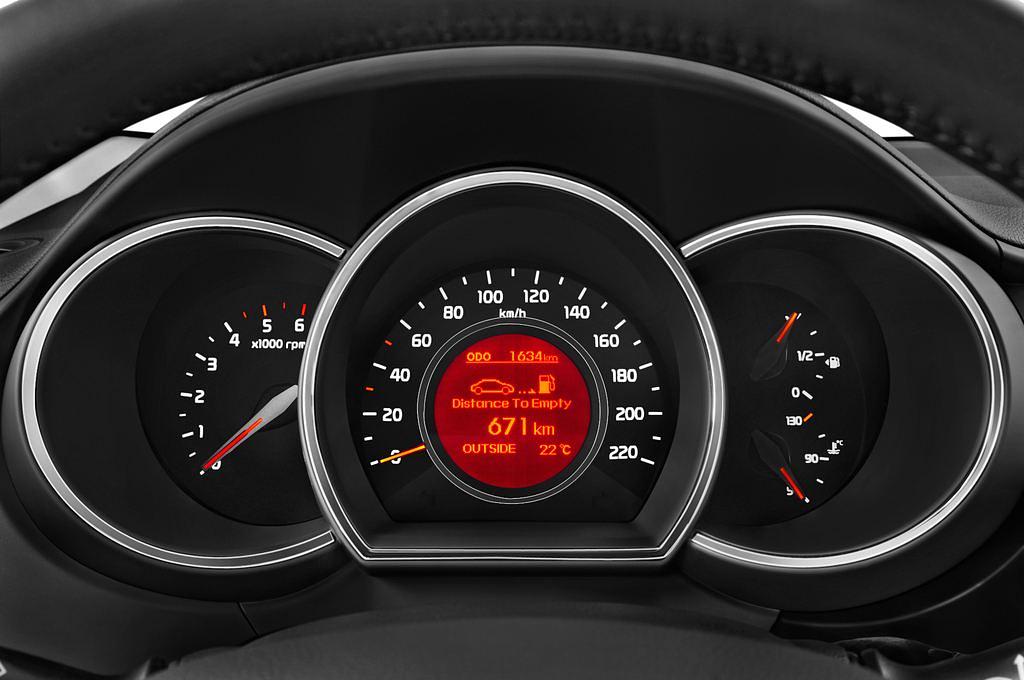 Kia Rio (Baujahr 2015) Dream-Team Edition 5 Türen Tacho und Fahrerinstrumente