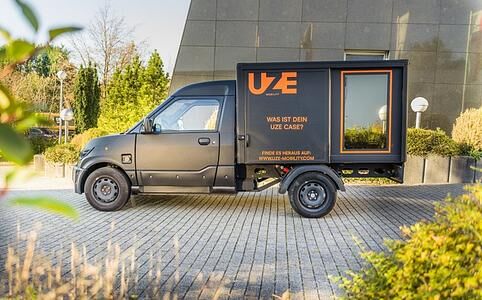 Aachener Start-up finanziert Carsharing durch Werbung - E-Transporter kostenlos mieten