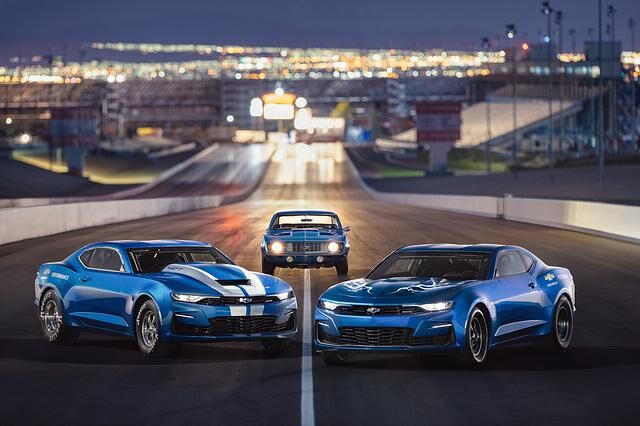 Gleich mit einer ganzen Copo-Familie des Camaro ist Chevrolet zur SEMA gereist