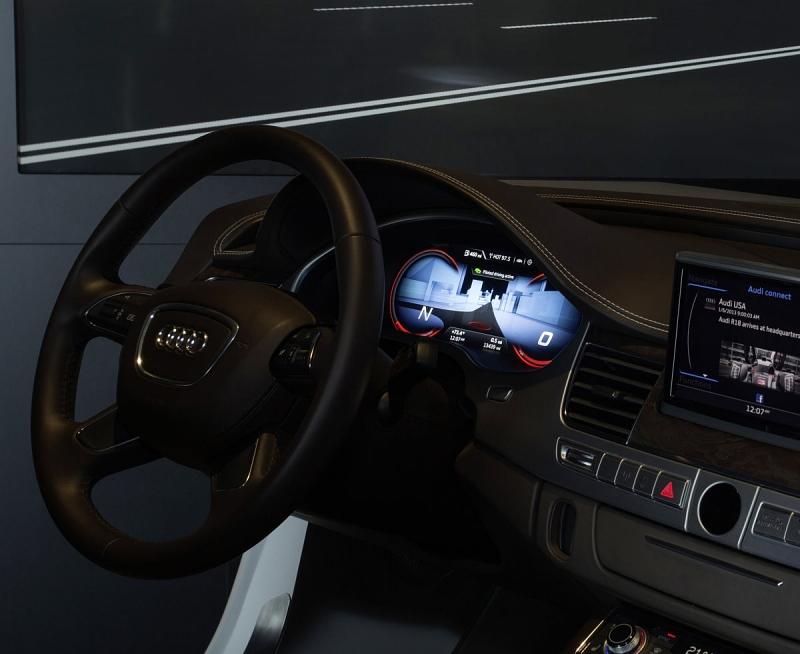 Audi: animierte Instrumente