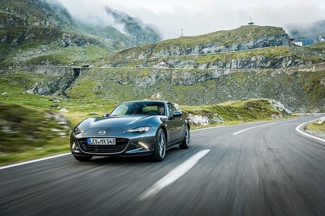Für jede Menge Fahrspaß sorgt der ohne Fahrer nur 986 Kilogramm schwere MX-5 von ganz allein