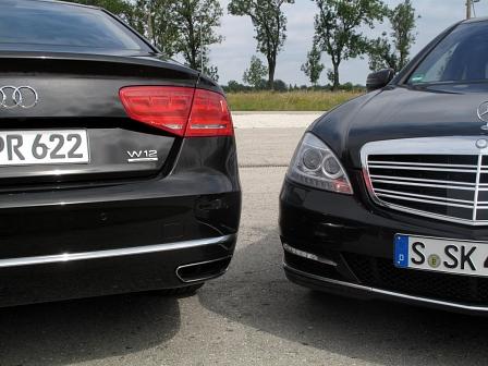 Mercedes S 600 L - Audi A8 L 6.3 W12