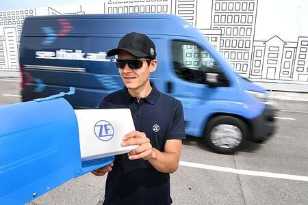 ZF Innovation Van - Lieferwagen an der Leine 