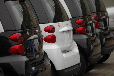 Smart Elektroauto im Flotteneinsatz