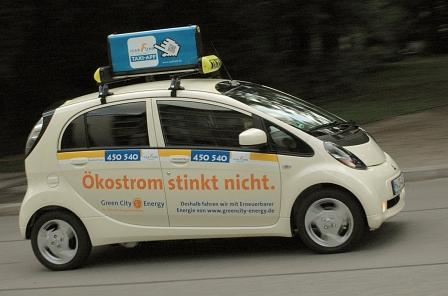 Elektrotaxi in München