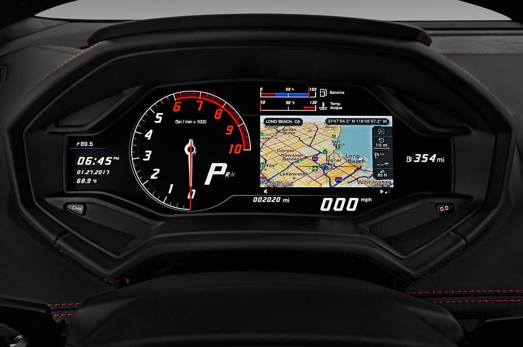Lamborghini Huracan (Baujahr 2017) - 2 Türen Tacho und Fahrerinstrumente