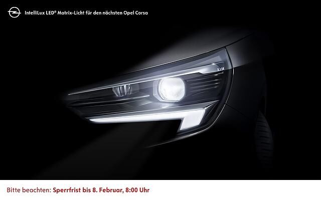 Der neue Opel Corsa wird LED-Licht haben