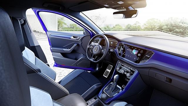 Der Innenraum des VW T-Roc R