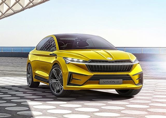 Skoda Vision iV -erstmals zu sehen auf dem Genfer Salon 2019