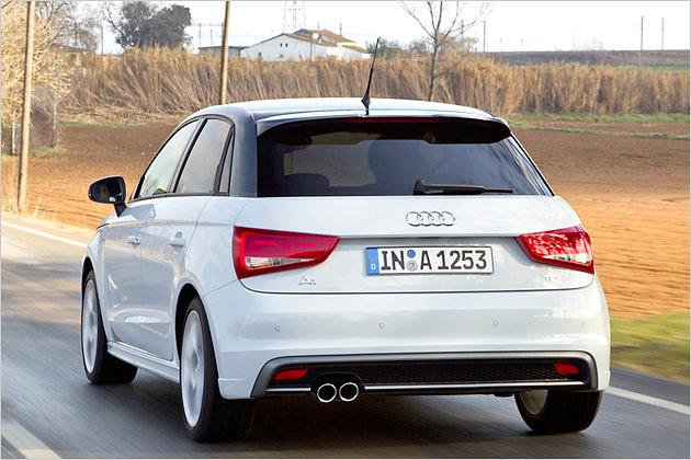 Unser Testwagen mit S-line-Exterieurpaket: Zu erkennen ist das an veränderten Schürzen und den Seitenschwellern