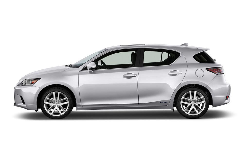Lexus CT 200H (Baujahr 2014) Luxury Line 5 Türen Seitenansicht