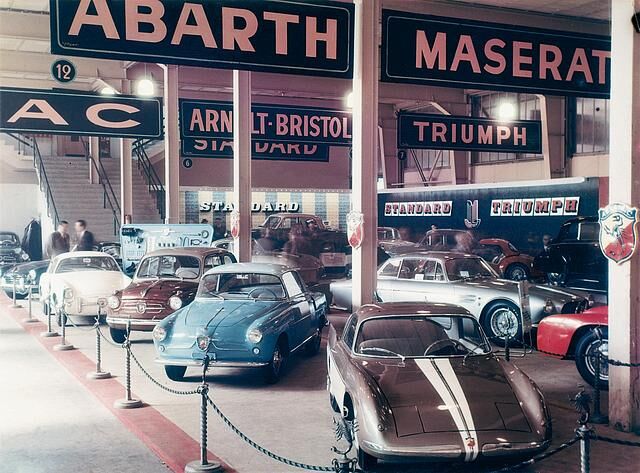 Abarth-Sportwagen auf dem Genfer Salon 1956