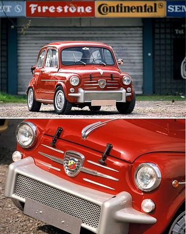 Abarth 850 TC auf Basis des Fiat 600 ab 1963