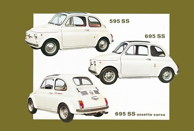 Abarth Fiat 595 SS, Abarth Fiat 695 SS auf Fiat 500 Basis ab 1963