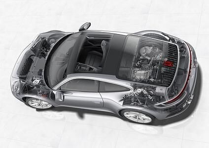 Die Technik im Porsche 911 / 992 - Schwer verliebt