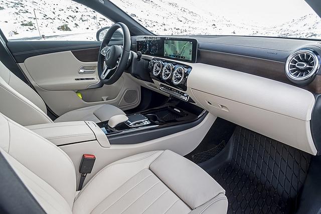 Der Innenraum des Mercedes A 250 4matic