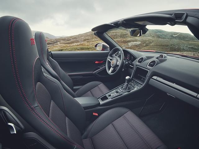 Der Innenraum des Porsche 718 T Boxster
