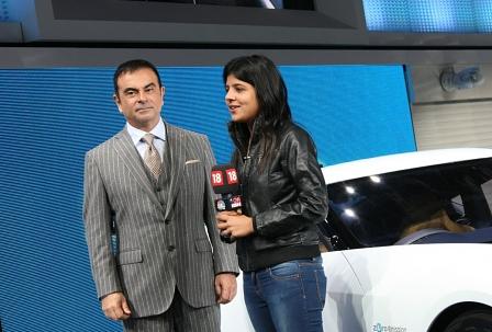 Nissan-Chef Carlos Ghosn träumt vom Elektroantrieb für alle.