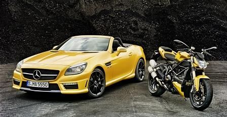SLK 55 AMG und Ducati Streetfighter