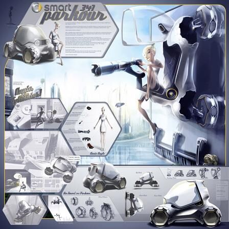 Smart 341 Parkour Concept - Sieger L.A. Designchallenge 2011