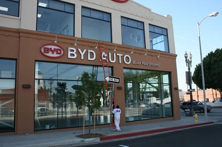 BYD US-Hauptquartier in Los Angeles