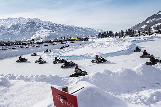 Die Kart-Piloten hatten sichtlich Spaß
