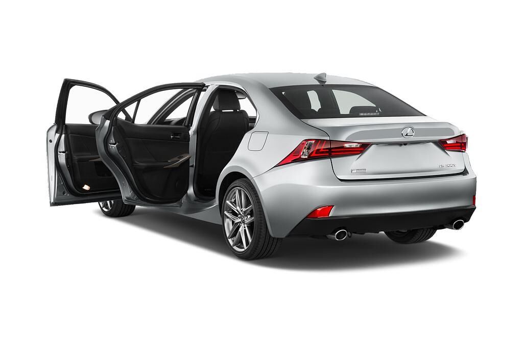 Lexus IS (Baujahr 2016) F Sport 4 Türen Tür geöffnet