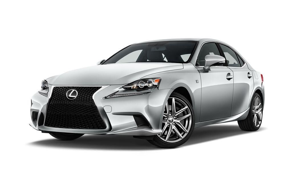 Lexus IS (Baujahr 2016) F Sport 4 Türen seitlich vorne mit Felge