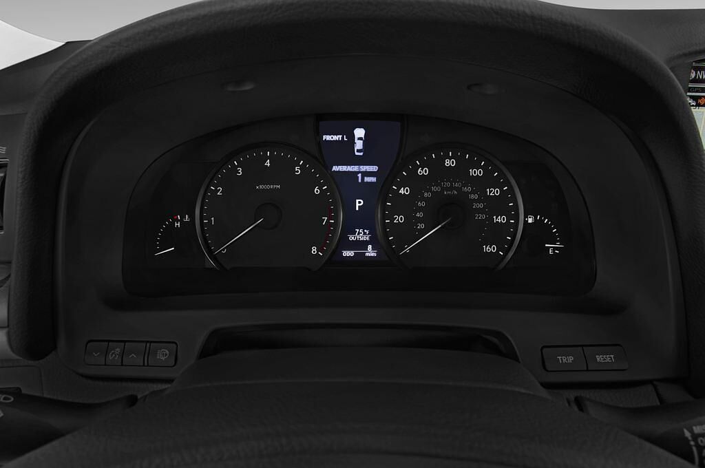 Lexus Ls (Baujahr 2015) Luxury Line 4 Türen Tacho und Fahrerinstrumente