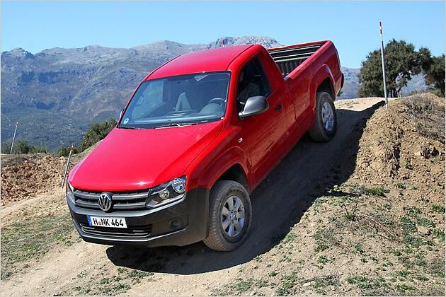 Auf und neben der Straße in seinem Element: Der VW Amarok 2.0 TDI Single Cab