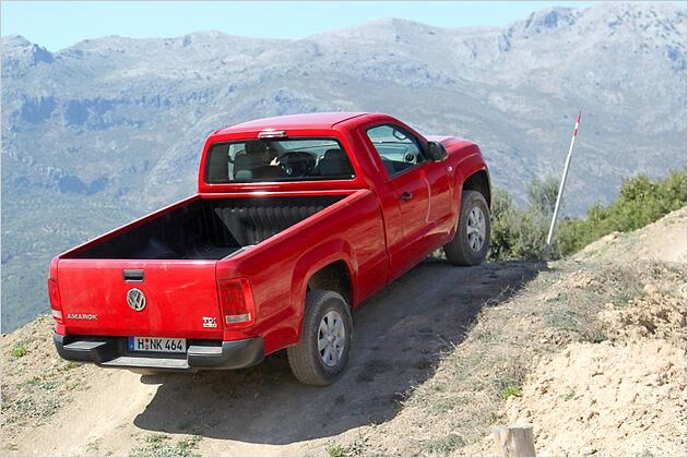Optional ist der Amarok für zwei auch mit Allradantrieb erhältlich
