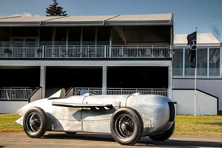Mercedes SSKL Stromlinienwagen - Nachbau des Ur-Silberpfeils
