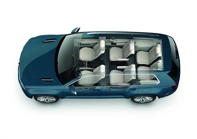 Der VW CrossBlue ist 4,99 Meter lang, 2,02 Meter breit...