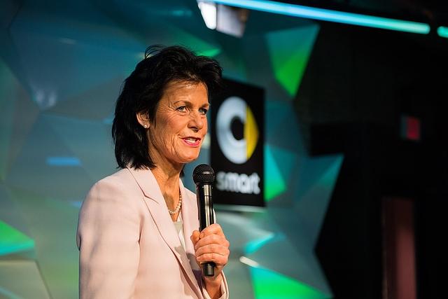 Die mittlerweile ausgeschiedene Smart Chefin Dr. Annette Winkler