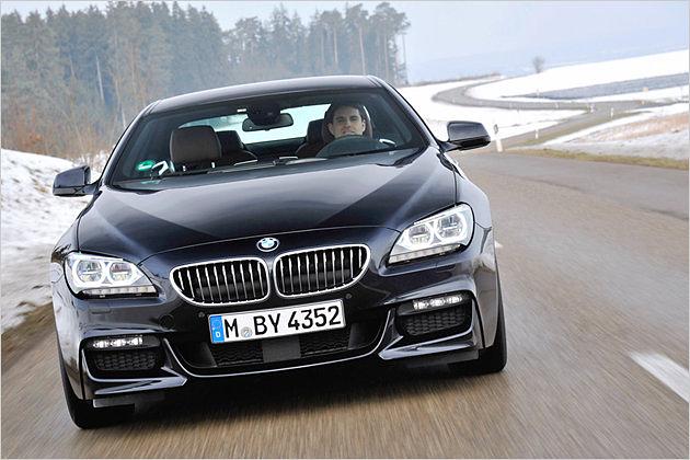 Besonders bei glatten Untergründen spielt der Allradantrieb des 640d xDrive seine Vorteile aus