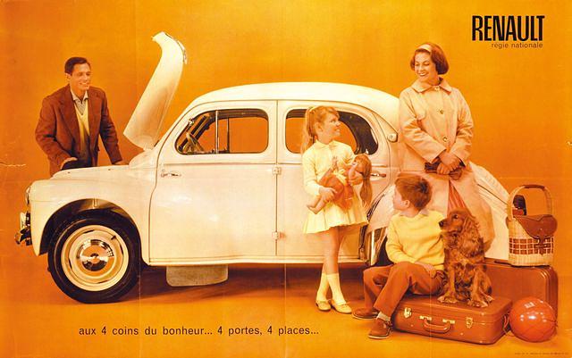 Der Renault 4 CV lockte die gleichen Käufer wie der VW Käfer