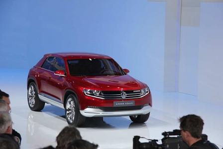 Die Studie VW Cross Coupé. Durchschnittsverbrauch: 1,8 Liter
