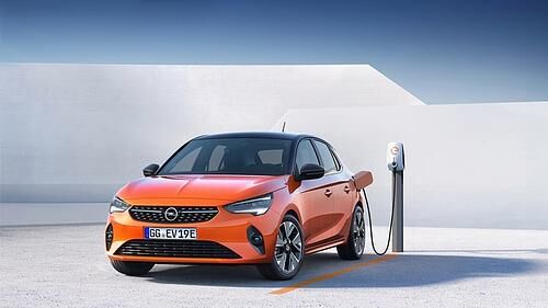 Opel Corsa-e - Blitzschlag