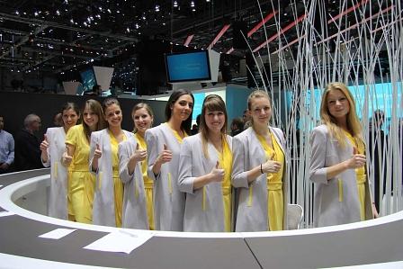 Genf 2012: Promis und Models