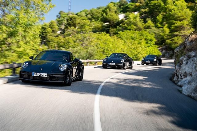 Erprobung Porsche 911 Turbo S Baureihe 992