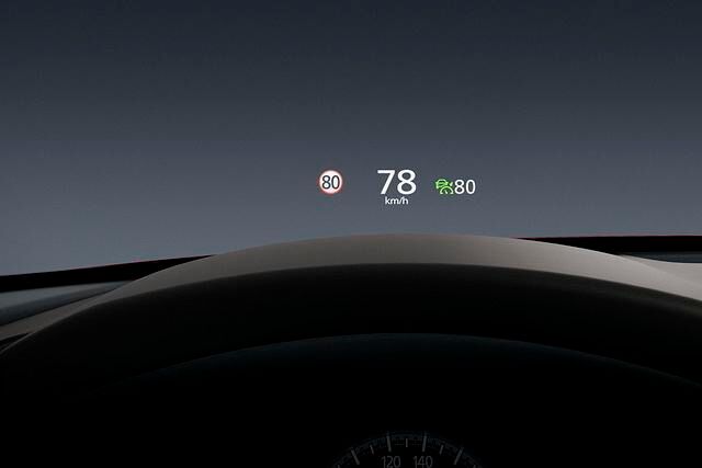 Übersichtlich und hilfreich, um die Übersicht zu behalten: Das optionale Head-up-Display