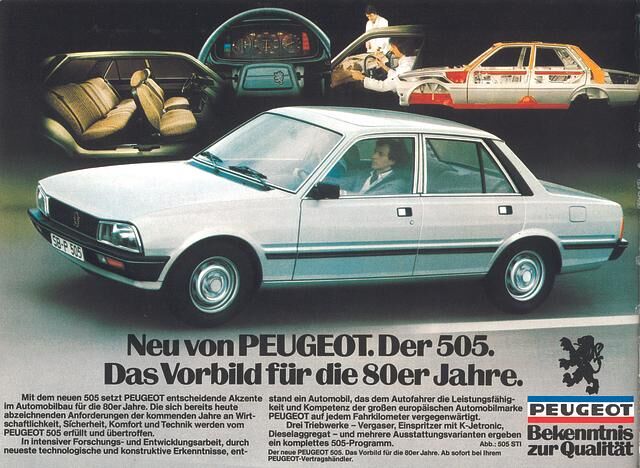 Der Peugeot 505 zeichnete sich unter anderem durch einen geräumigen Innenraum aus